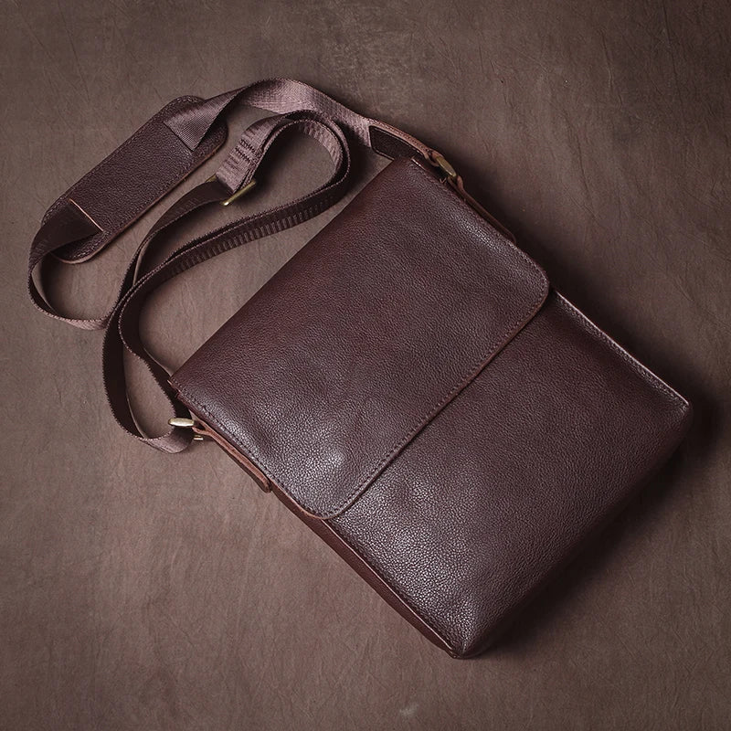 Leren Crossbody Tas - Model Vortex