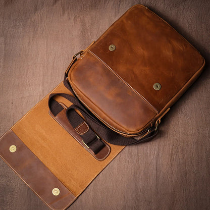 Leren Crossbody Tas - Model Atlas