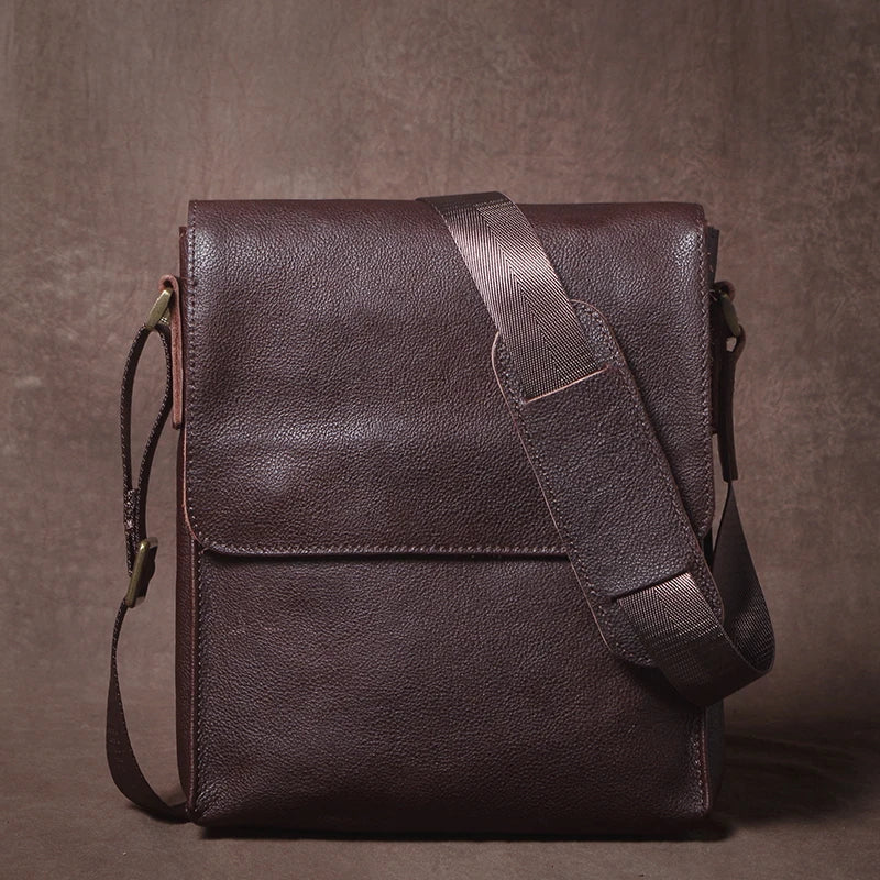 Leren Crossbody Tas - Model Vortex