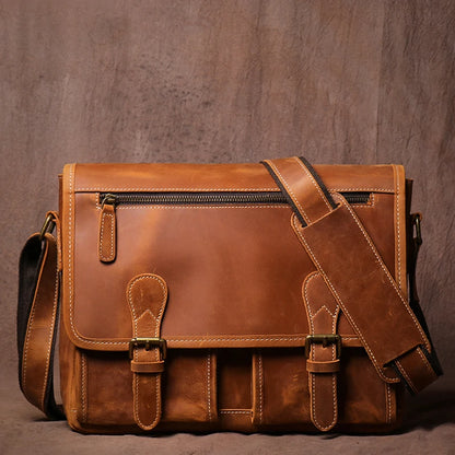 Leren Crossbody Tas - BRONCO Heritage Edition
