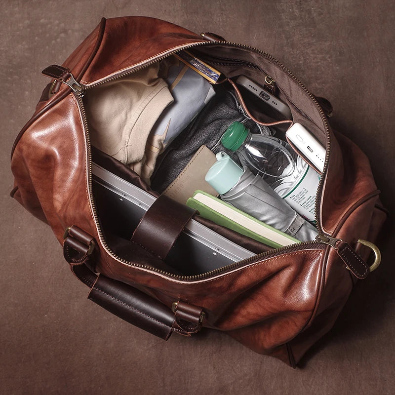 Leren Sporttas - Model Gladiator