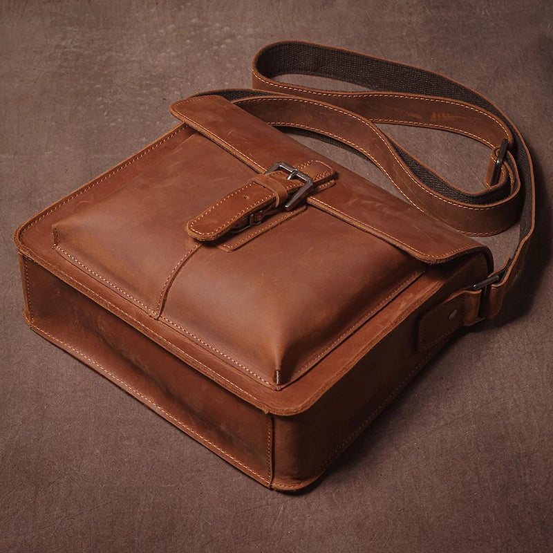 Leren Crossbody Tas - Model Titan