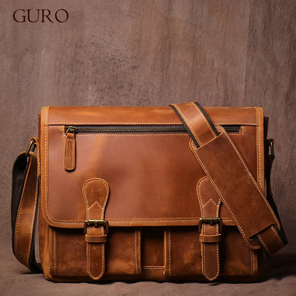 Leren Crossbody Tas - BRONCO Heritage Edition