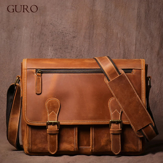 Leren Crossbody Tas - BRONCO Heritage Edition