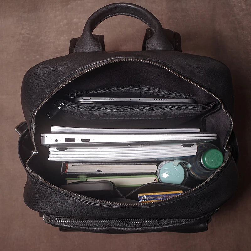 Leren Luxe Rugzak - Model Summit