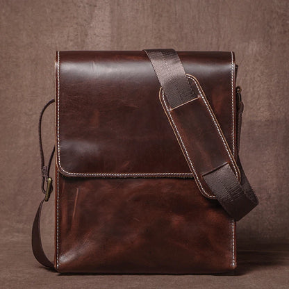 Leren Crossbody Tas - Model Vortex