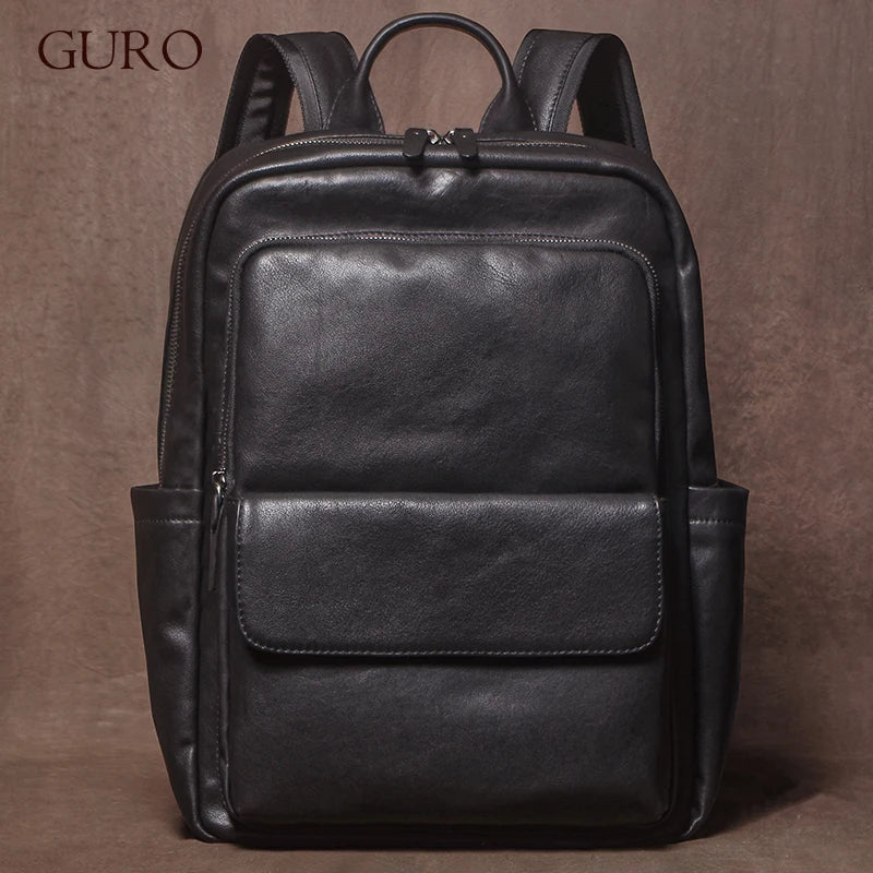 Leren Luxe Rugzak - Model Summit