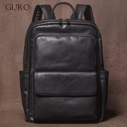 Leren Luxe Rugzak - Model Summit