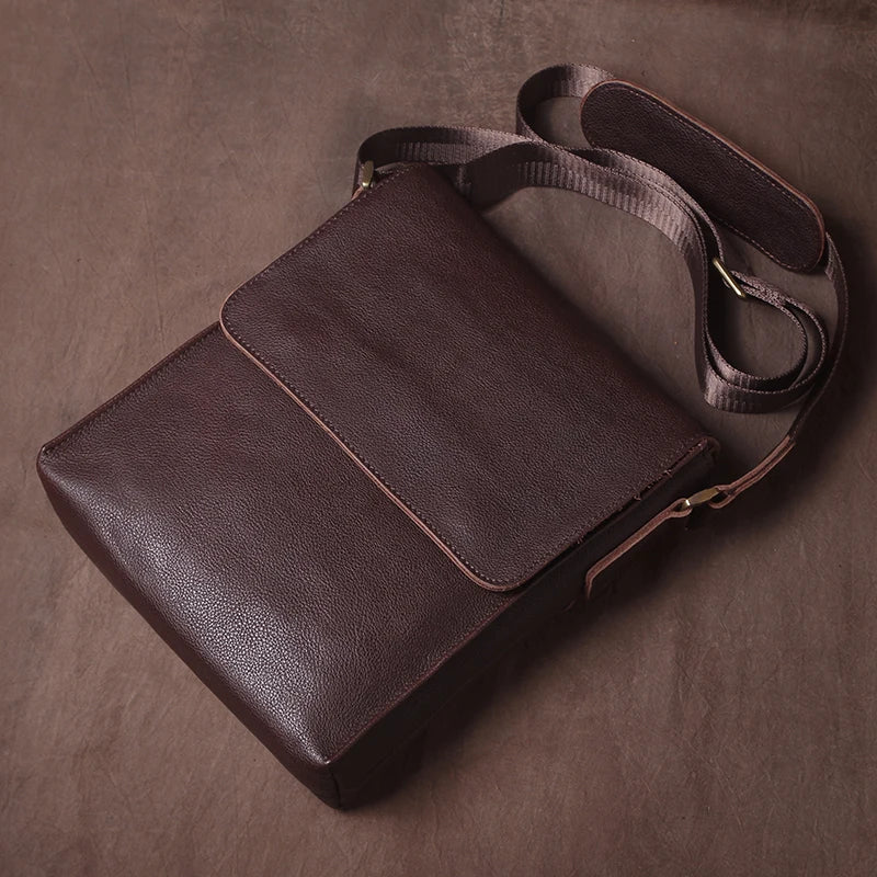 Leren Crossbody Tas - Model Vortex