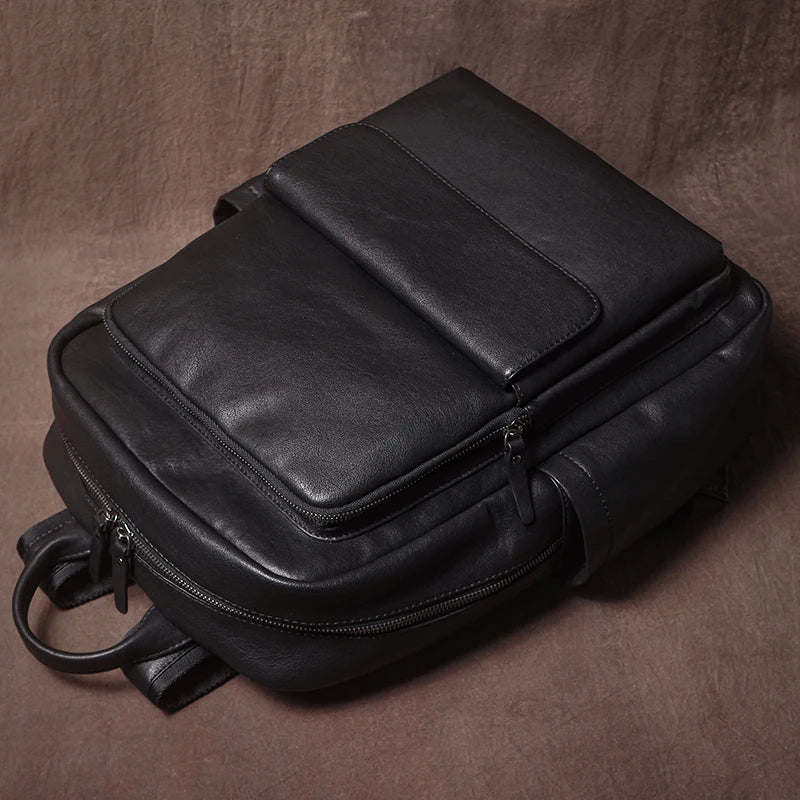 Leren Luxe Rugzak - Model Summit