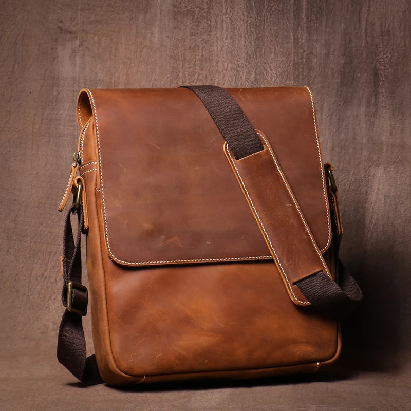 Leren Crossbody Tas - Model Atlas
