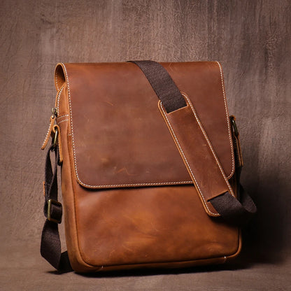 Leren Crossbody Tas - Model Atlas