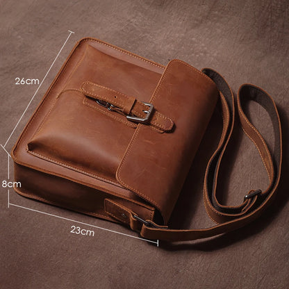 Leren Crossbody Tas - Model Titan