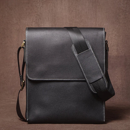 Leren Crossbody Tas - Model Vortex