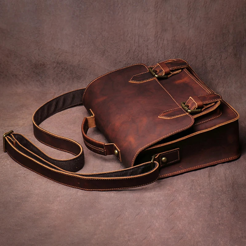 Leren Messenger Tas - Model Rebel