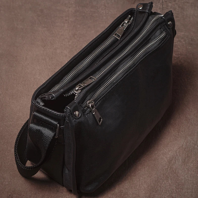 Leren Crossbody Tas - Model Maverick