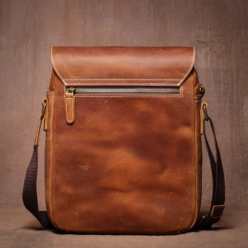 Leren Crossbody Tas - Model Atlas