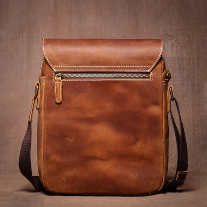 Leren Crossbody Tas - Model Atlas