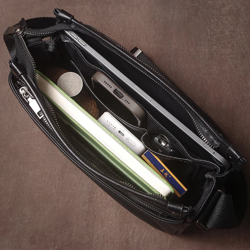 Leren Crossbody Tas - Model Maverick