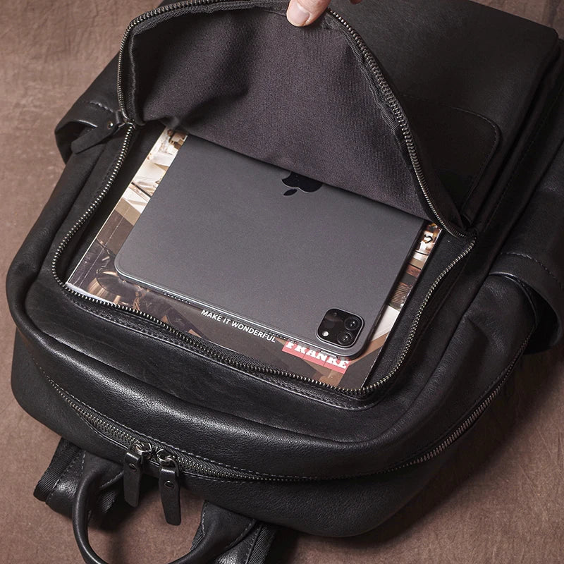 Leren Luxe Rugzak - Model Summit