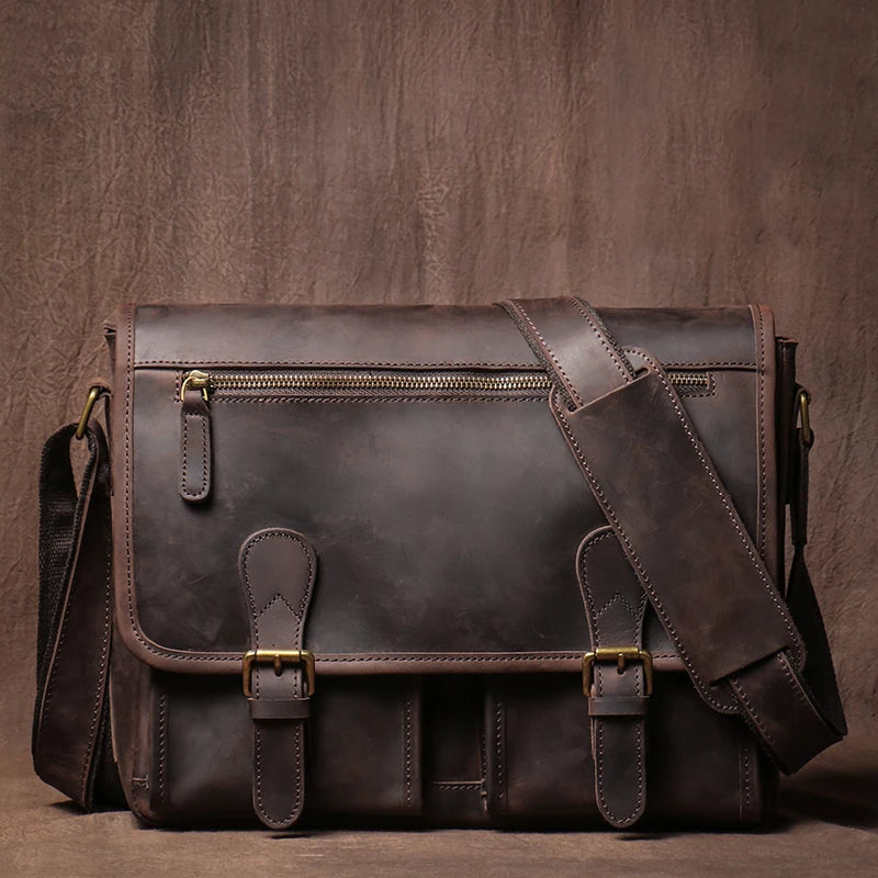 Leren Crossbody Tas - BRONCO Heritage Edition