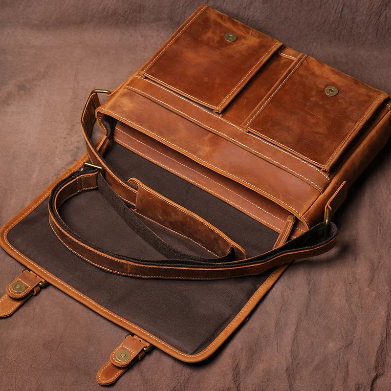 Leren Crossbody Tas - BRONCO Heritage Edition